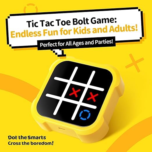 5-in-1 Electronic Tic Tac Toe Game – Smart Family Fun &amp; Learning Challenge