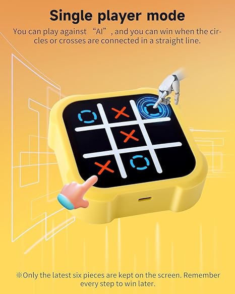 5-in-1 Electronic Tic Tac Toe Game – Smart Family Fun &amp; Learning Challenge