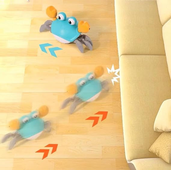 Crawling Crab Baby Toy with Music – Smart Moving Fun for Little Explorers