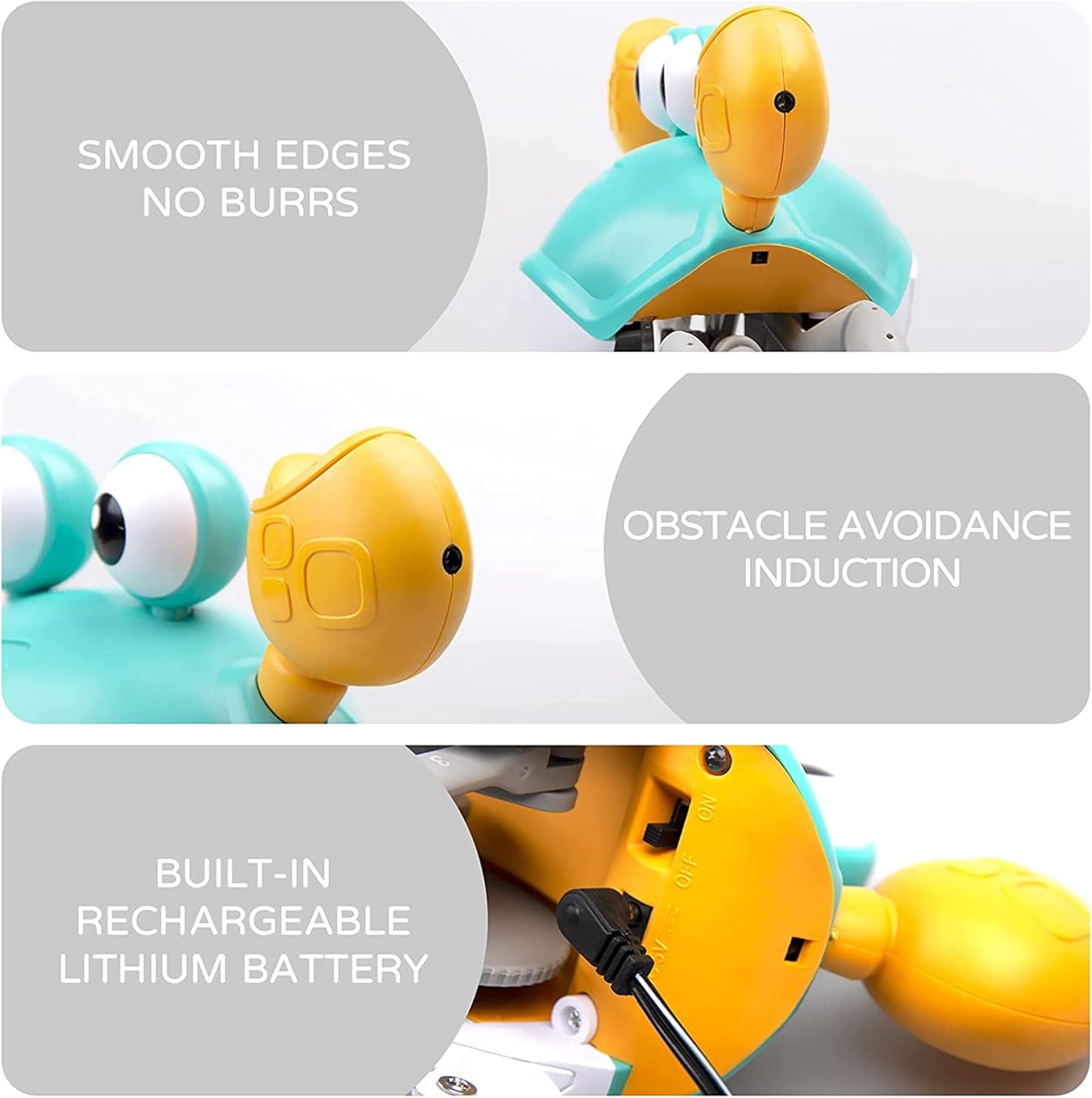 Crawling Crab Baby Toy with Music – Smart Moving Fun for Little Explorers
