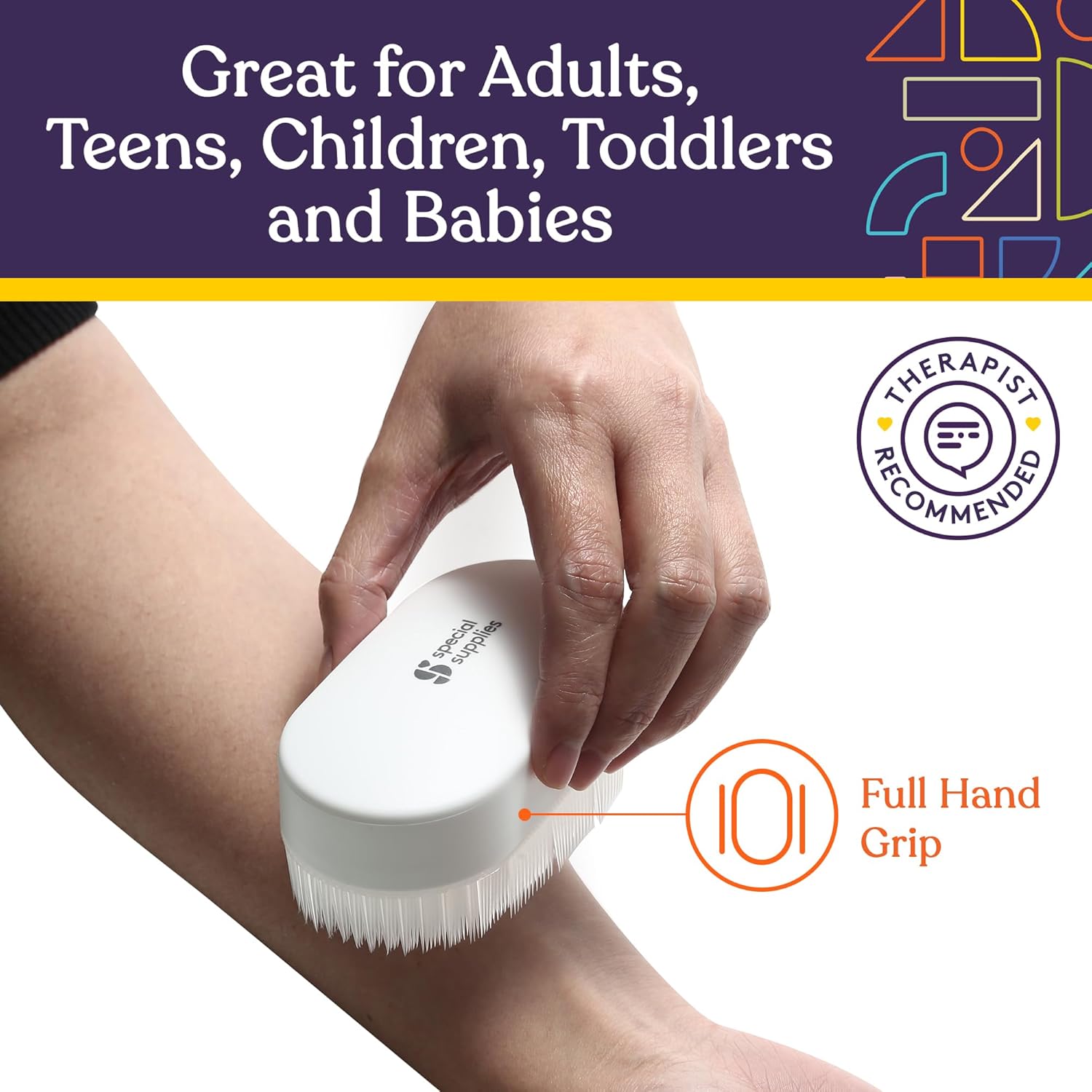 Special Supplies Premium Sensory Therapy Brushes for Kids and Adults | Occupational Therapy Tools for Autism, ADHD & SPD | Wilbarger Protocol Brush .