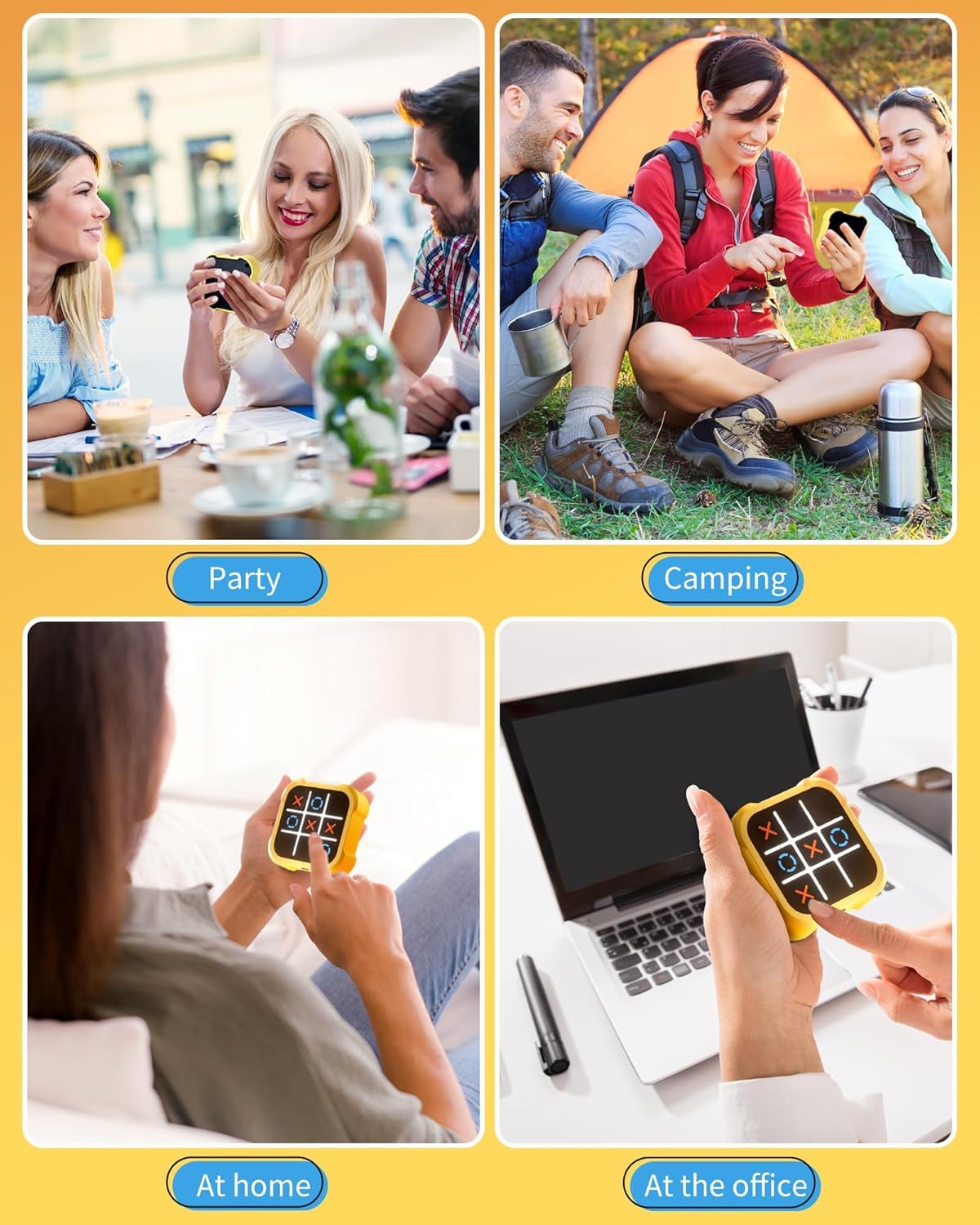 5-in-1 Electronic Tic Tac Toe Game – Smart Family Fun &amp; Learning Challenge