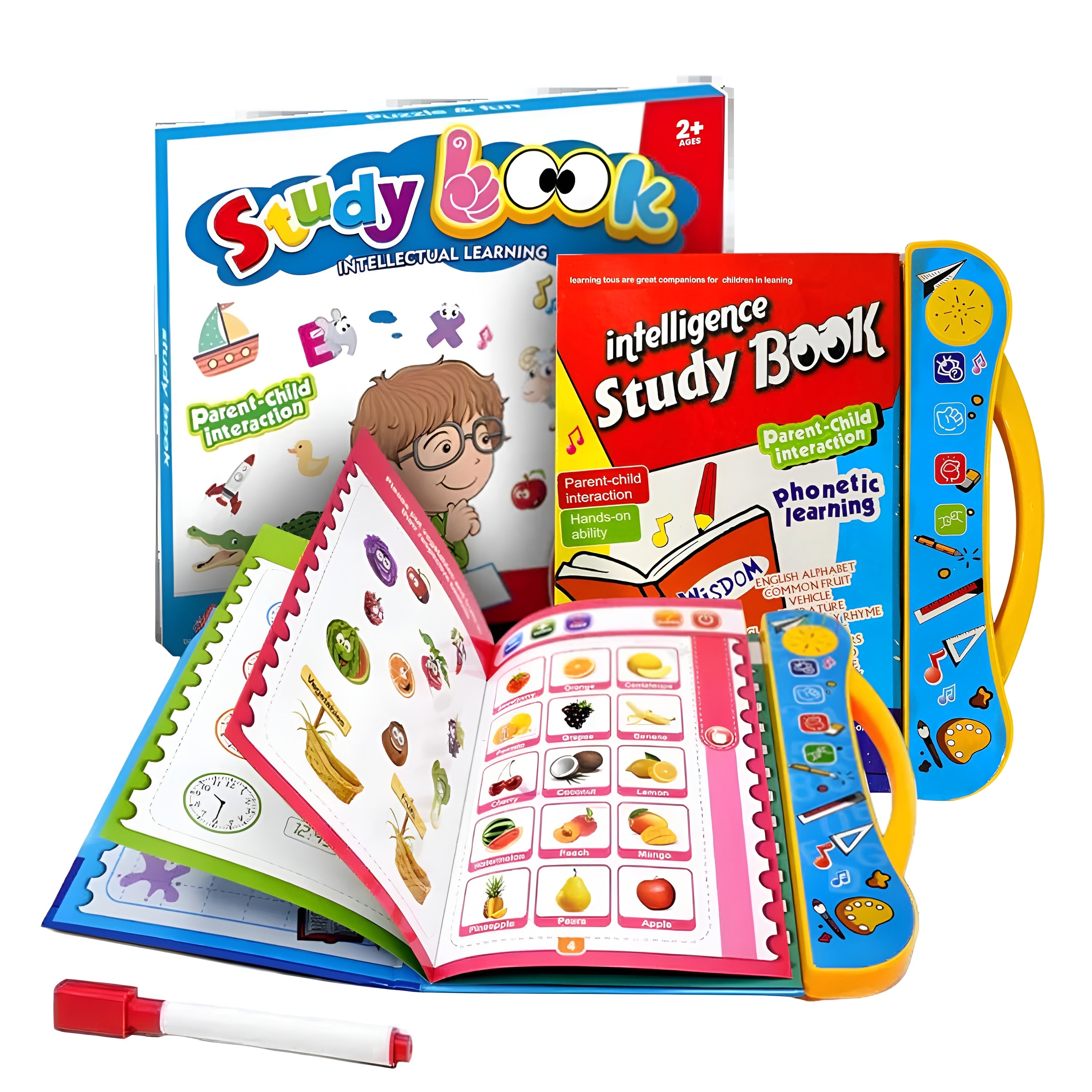 Interactive Phonetic Learning Book for Kids – Early Reading, Sound Recognition & Pronunciation Toy | Educational Intelligence Book for Toddlers & Preschoolers