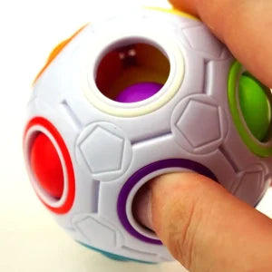 Rainbow Puzzle Ball Magic Speed Cube Ball Fun Stress Reliever