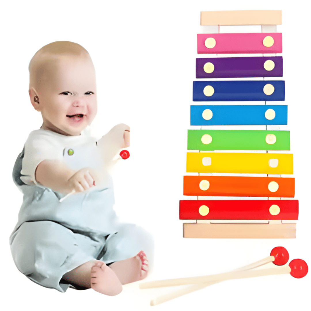 Wooden Xylophone – 8-Note Musical Toy for Kids’ Sound & Sensory Development