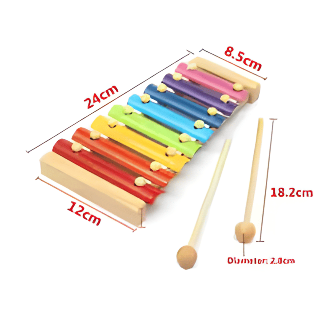 Wooden Xylophone – 8-Note Musical Toy for Kids’ Sound & Sensory Development