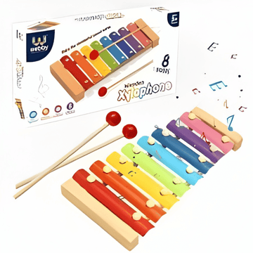 Wooden Xylophone – 8-Note Musical Toy for Kids’ Sound & Sensory Development