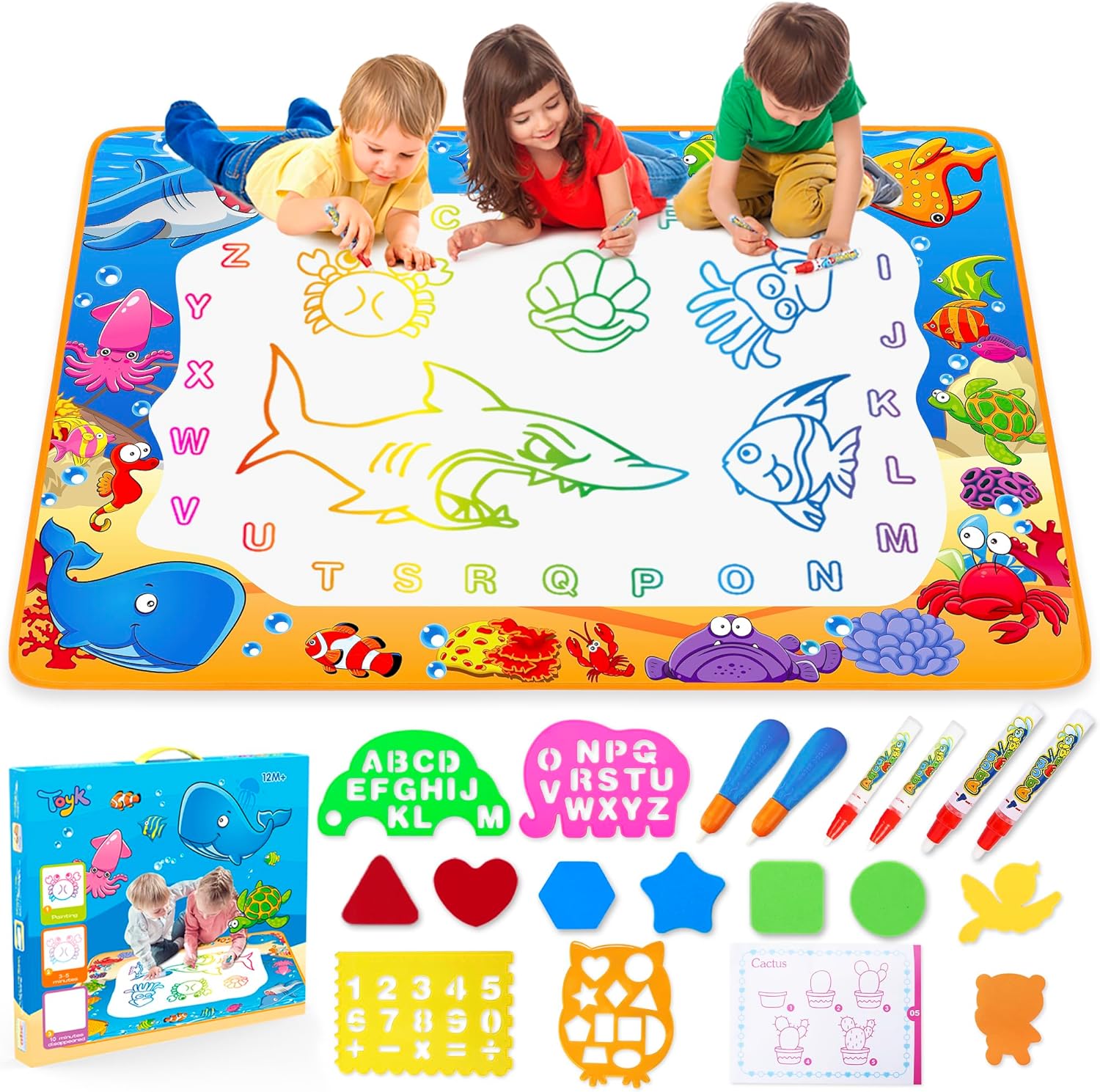 Water Doodle Mat – Mess-Free Painting & Drawing Toy for Kids
