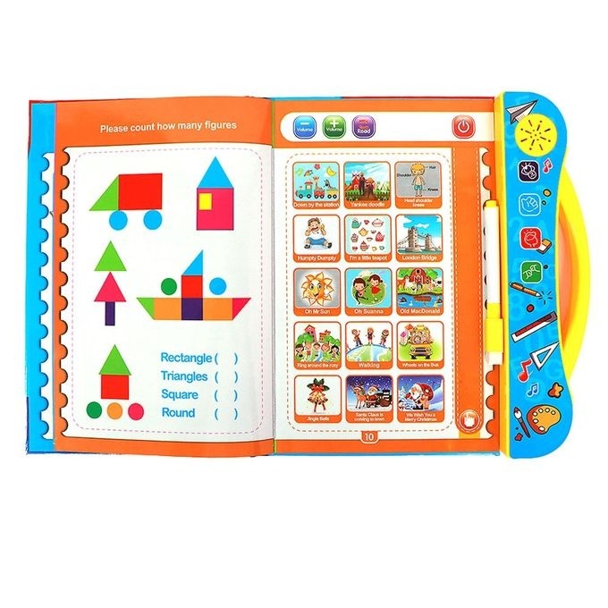 Interactive Phonetic Learning Book for Kids – Early Reading, Sound Recognition & Pronunciation Toy | Educational Intelligence Book for Toddlers & Preschoolers