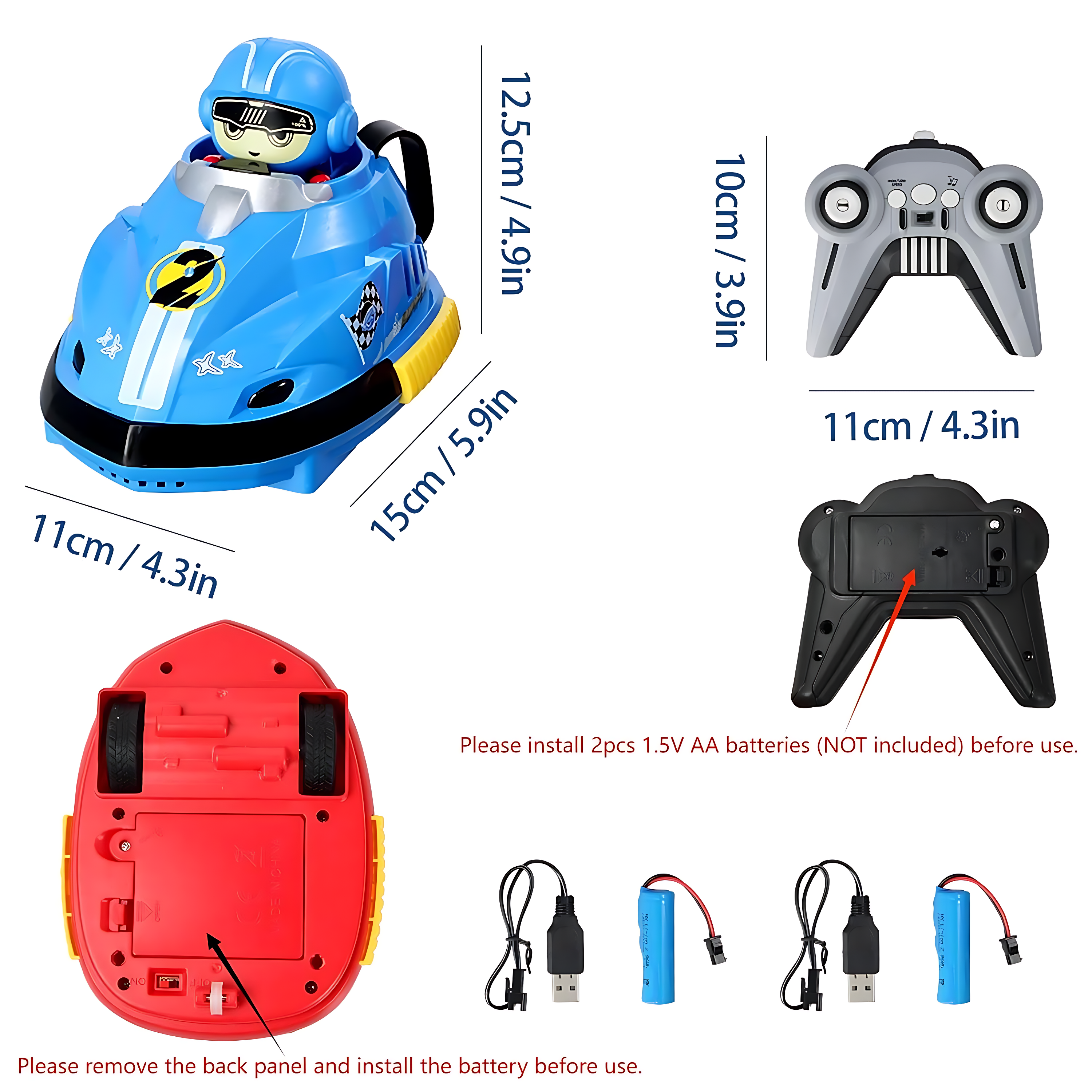 2 RC Bumper Cars – Action-Packed Multiplayer Fun for Kids