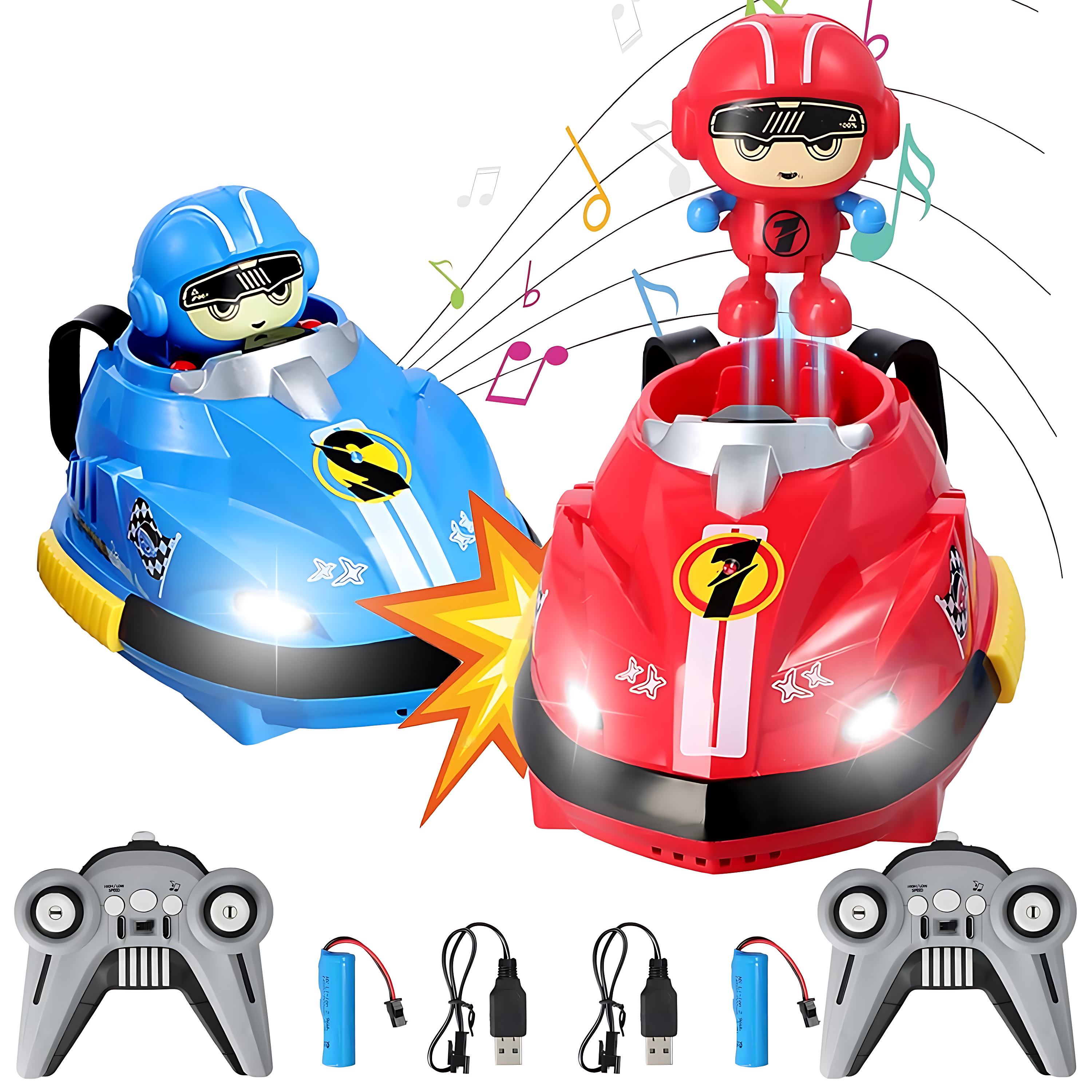 2 RC Bumper Cars – Action-Packed Multiplayer Fun for Kids